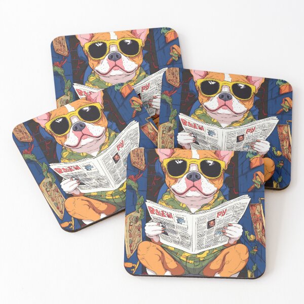 Item preview, Animal Toilet Cool Pit Bull Rocks Sunglasses Camouflage Newspaper Reading Groove designed and sold by GABRIELMURPHY.