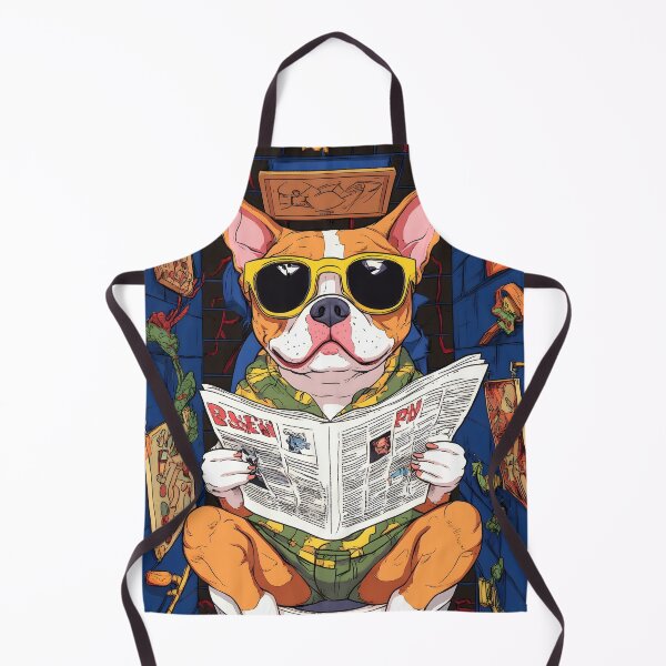 Item preview, Animal Toilet Cool Pit Bull Rocks Sunglasses Camouflage Newspaper Reading Groove designed and sold by GABRIELMURPHY.