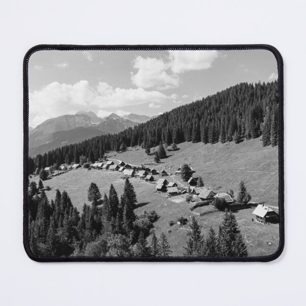 Item preview, Black and White drone shot of Planina Zajamniki designed and sold by expat-camera.