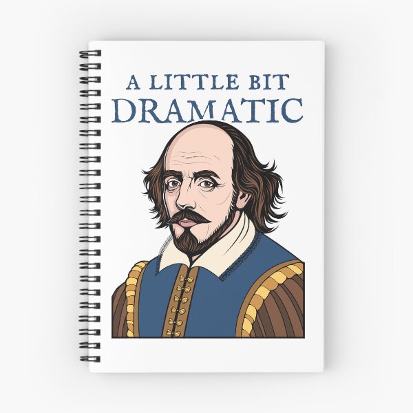 Item preview, A Little Bit Dramatic | Shakespeare Portrait designed and sold by ObsidianDaz.