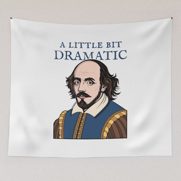 Item preview, A Little Bit Dramatic | Shakespeare Portrait designed and sold by ObsidianDaz.