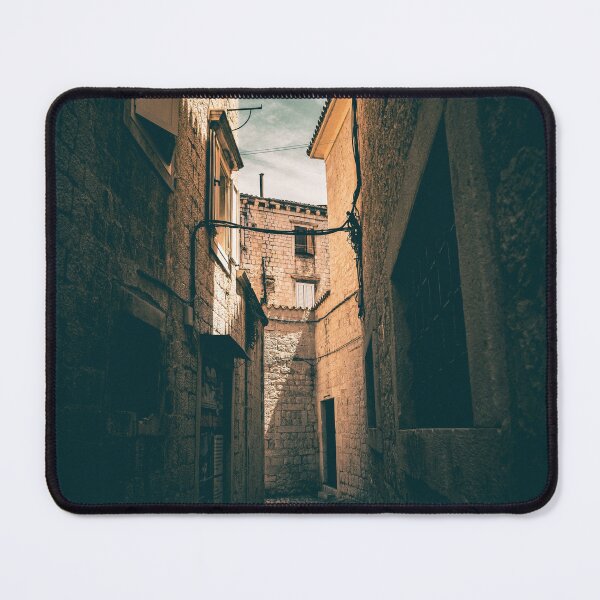 Item preview, Golden Shadows – Medieval Alley in Warm Light designed and sold by Ellaire.
