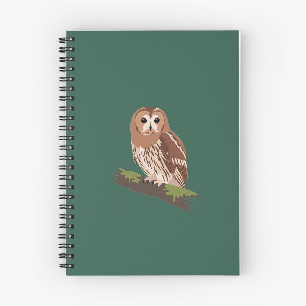 Item preview, The Tawny Owl - Minimalist Owl Art designed and sold by TheArtEngineer.