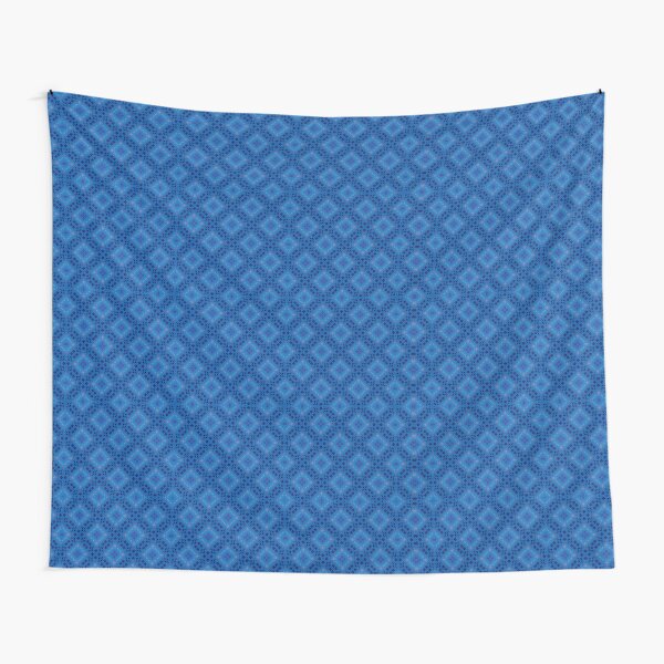 Blue Diamond Tapestry