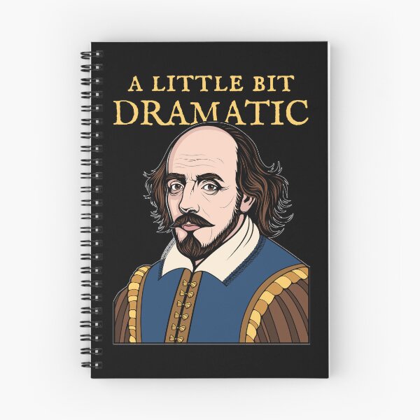 Item preview, A Little Bit Dramatic | Shakespeare Portrait designed and sold by ObsidianDaz.