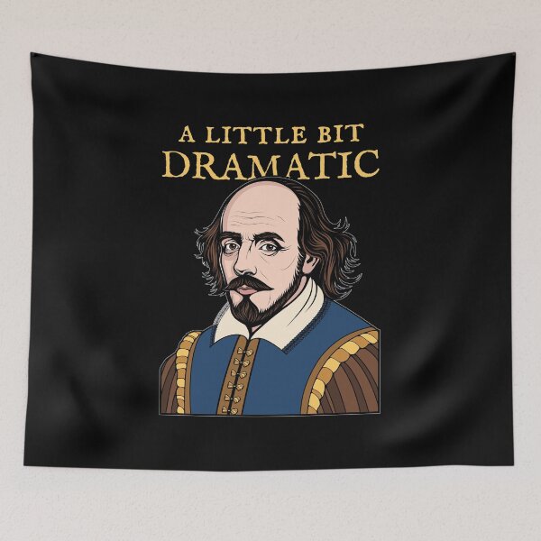 Item preview, A Little Bit Dramatic | Shakespeare Portrait designed and sold by ObsidianDaz.