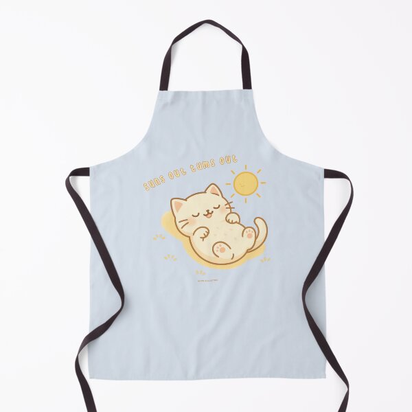 Item preview, Suns Out Tums Out – Cute Sunbathing Cat Design designed and sold by MLynCollective.
