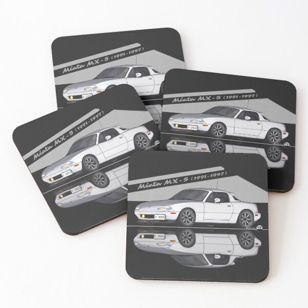 Item preview, Miata - MX-5 NA 1991-1997 (Crystal White) - Small Car, Big Smile designed and sold by Azaziel.