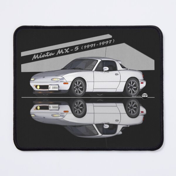 Item preview, Miata - MX-5 NA 1991-1997 (Crystal White) - Small Car, Big Smile designed and sold by Azaziel.