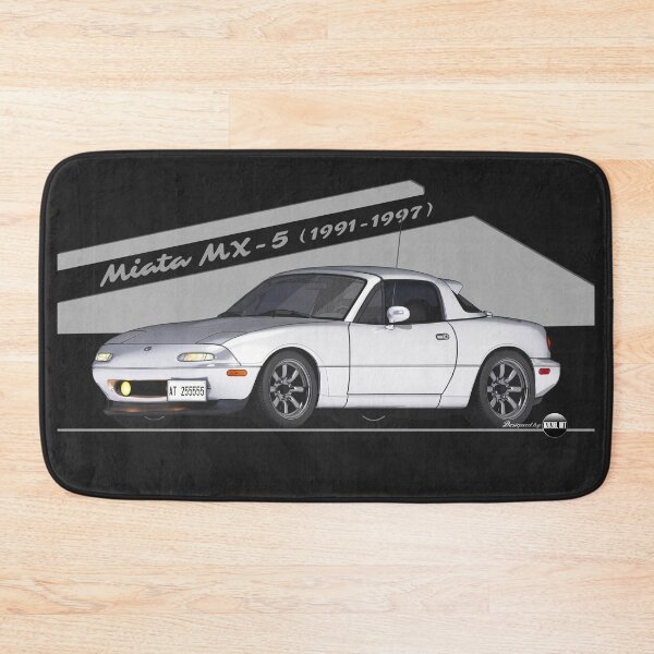 Item preview, Miata - MX-5 NA 1991-1997 (Crystal White) - Small Car, Big Smile designed and sold by Azaziel.