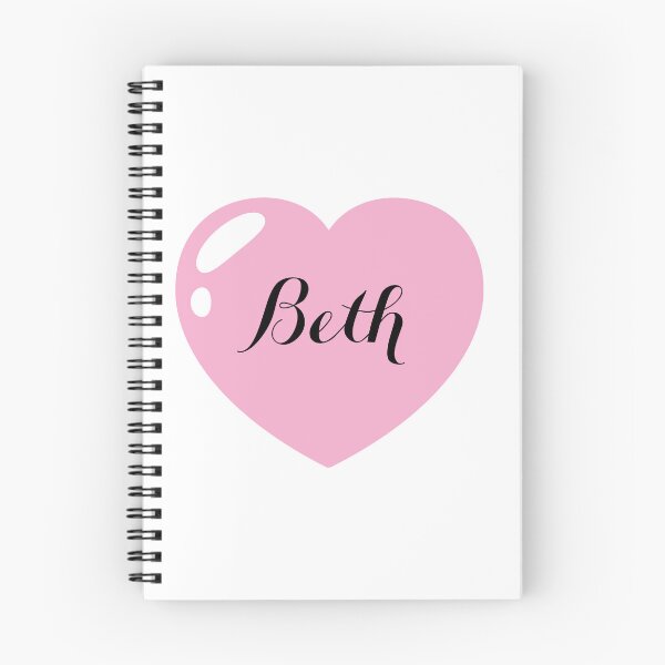 Item preview, Beth Name with Pink Heart  designed and sold by Monika Howarth.