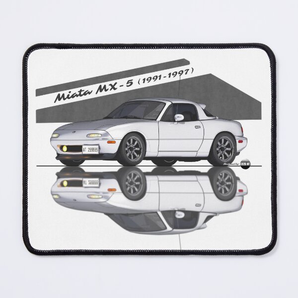 Item preview, Miata - MX-5 NA 1991-1997 (Crystal White) - Small Car, Big Smile designed and sold by Azaziel.