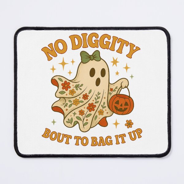 Item preview, No Diggity Bout To Bag It Up Png • no diggity bout • boo sheet png • cozy season graphic • retro ghost png • pumpkin spice png • Cute boo designed and sold by PixelBlooming.