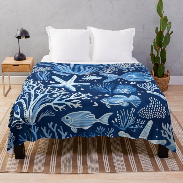Item preview, Blue underwater world designed and sold by Letteraddicted.
