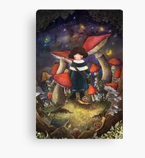 Mushroom Village Canvas Print
