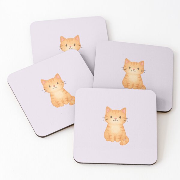 Item preview, Adorable Cartoon Cat – Cute Minimalist Kitty Art designed and sold by glamoursh.
