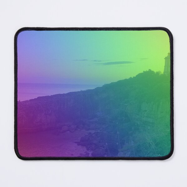 Item preview, Sunset Glow Over Quiet Bay - Rainbow Hue Edit designed and sold by Dryft7.