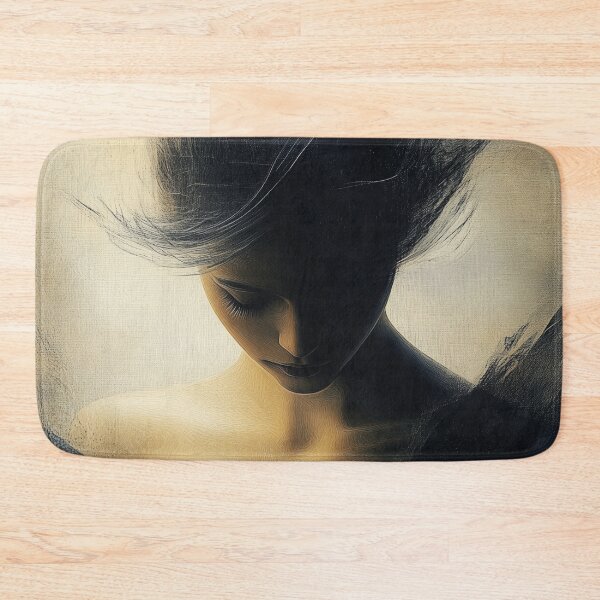Item preview, Moody Abstract Portrait of Mysterious Figure – Soft Light and Ethereal Atmosphere designed and sold by Shoot-The-Moon.