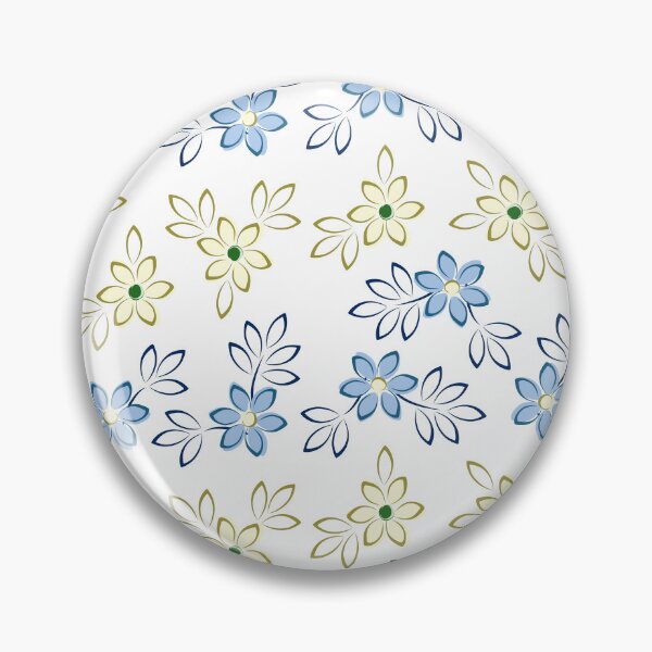 Item preview, Painterly Florals – Yellow & Sky designed and sold by ImpalaMoon.
