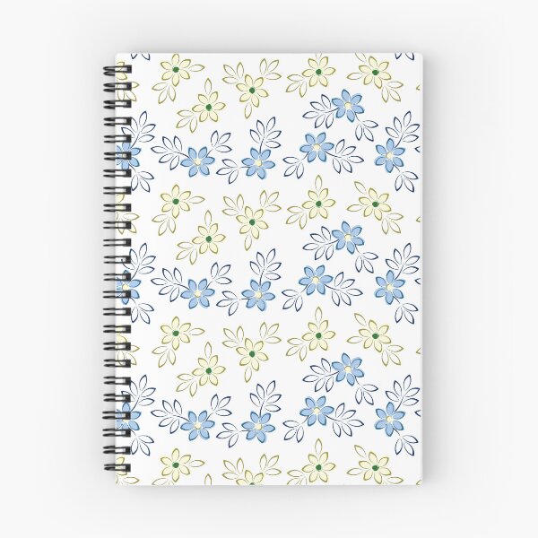 Item preview, Painterly Florals – Yellow & Sky designed and sold by ImpalaMoon.
