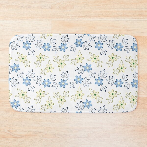 Item preview, Painterly Florals – Yellow & Sky designed and sold by ImpalaMoon.