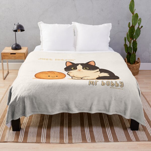 Item preview, Just Loafin’ – Mr Bobby Cat and Bread Design designed and sold by MLynCollective.