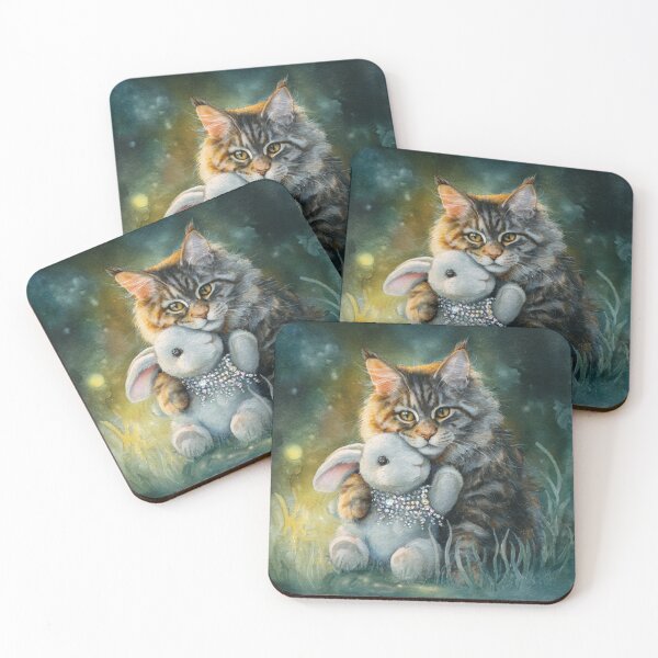 Item preview, Cuddly Forest Norwegian Cat designed and sold by Nocturne  Paws.