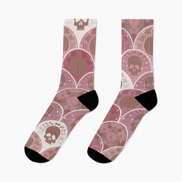 Item preview, Vintage Frights and Florals / Halloween Scallop 6 designed and sold by Carina Parry Studios.