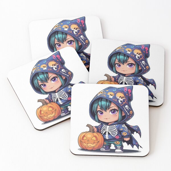 Item preview, Punk Chibi Sticker Bundle – Printable PNGs, Anime-Inspired Digital Art for Decor & Crafts designed and sold by Kwikistudio.