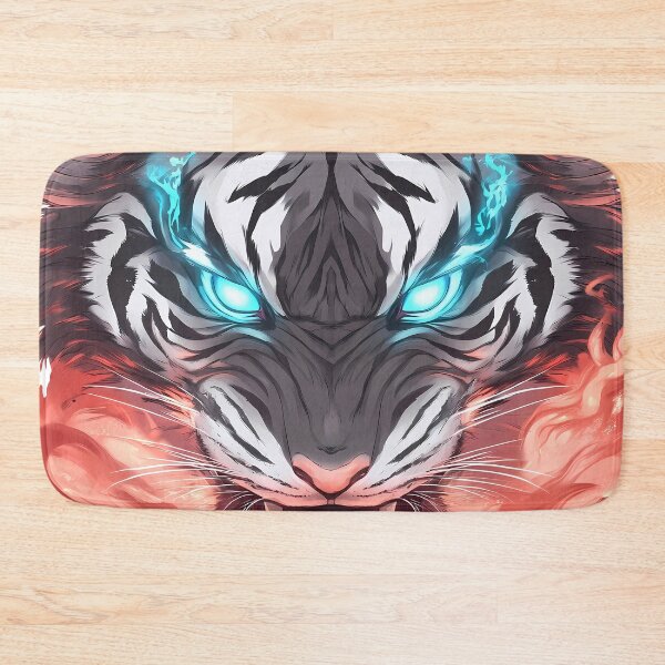 Item preview, Giant Animal Lone Swordsman Facing Fiery Cosmic Tiger Spirit designed and sold by kludtmiessek.
