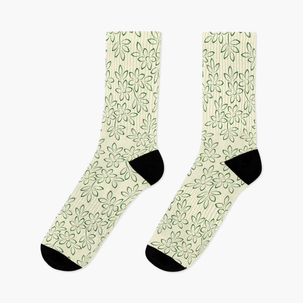 Item preview, Grabado floral verde bosque designed and sold by ImpalaMoon.