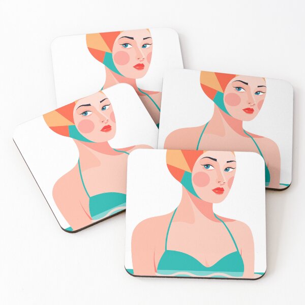 Item preview, a young woman swimming  designed and sold by Kosinskaya.