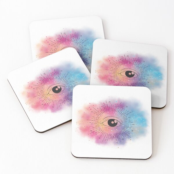 Item preview, Mystic Eye of Perception – Cosmic Watercolor Aura designed and sold by Goopis.