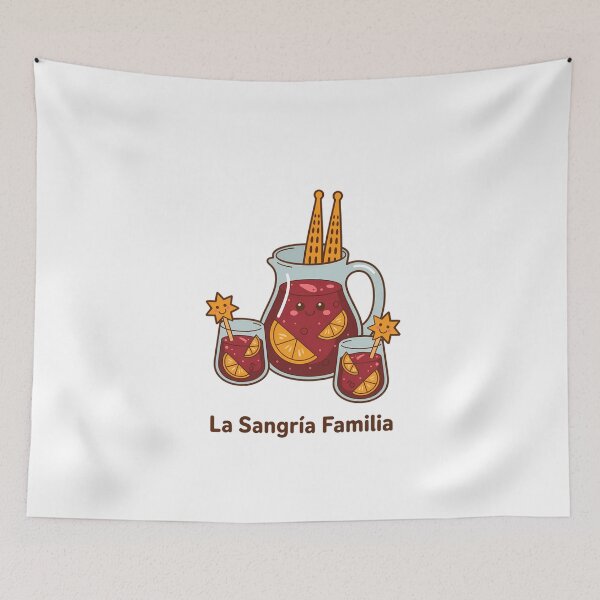 Item preview, La Sangria Familia (Sangria and La Sagrada Familia parody) designed and sold by DeadlockCrew.