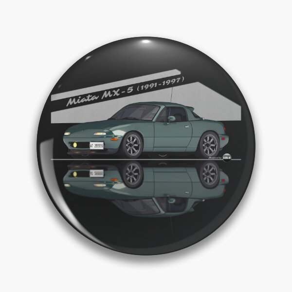 Item preview, Miata - MX-5 NA 1991-1997 (British Racing Green) - Small Car, Big Smile designed and sold by Azaziel.