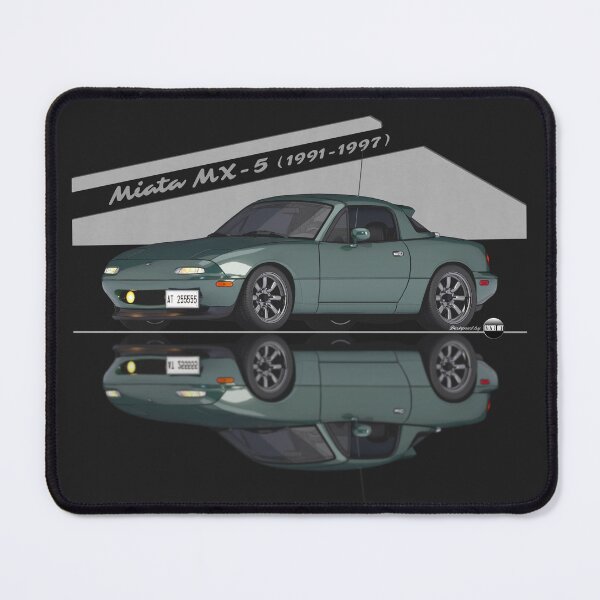 Item preview, Miata - MX-5 NA 1991-1997 (British Racing Green) - Small Car, Big Smile designed and sold by Azaziel.