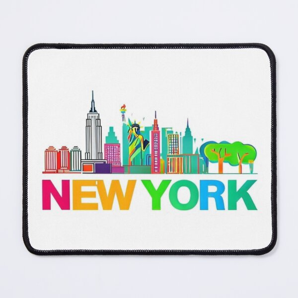 Item preview, New York Cityscape Skyline Sticker – Day View designed and sold by Imaginarium of Chaos falcon88 .