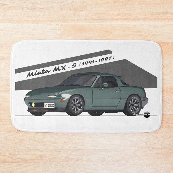 Item preview, Miata - MX-5 NA 1991-1997 (British Racing Green) - Small Car, Big Smile designed and sold by Azaziel.