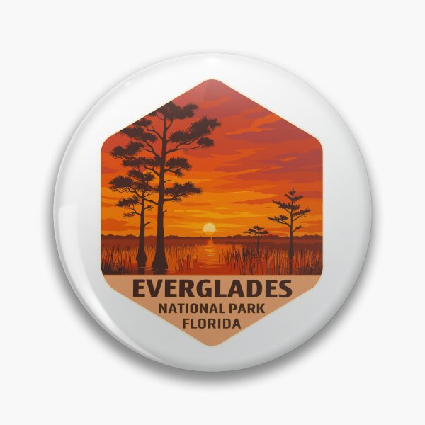 Item preview, Everglades National Park Retro Swamp Wildlife Sticker designed and sold by Ismeal Von.
