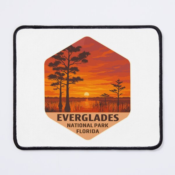 Item preview, Everglades National Park Retro Swamp Wildlife Sticker designed and sold by Ismeal Von.