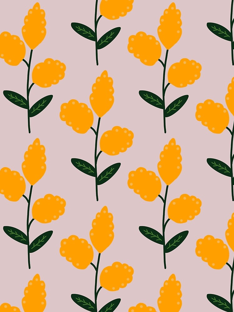 Thumbnail 3 of 3, Scarf, Summer floral pattern designed and sold by Onulodesign.