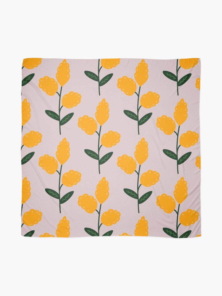 Thumbnail 2 of 3, Scarf, Summer floral pattern designed and sold by Onulodesign.