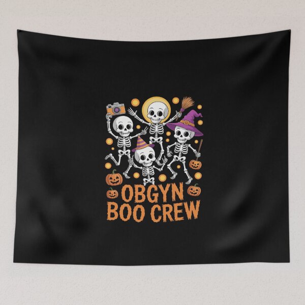 Item preview, OBGYN Boo Crew Nurse Skeleton Dancing Halloween Spooky designed and sold by DeadlockCrew.
