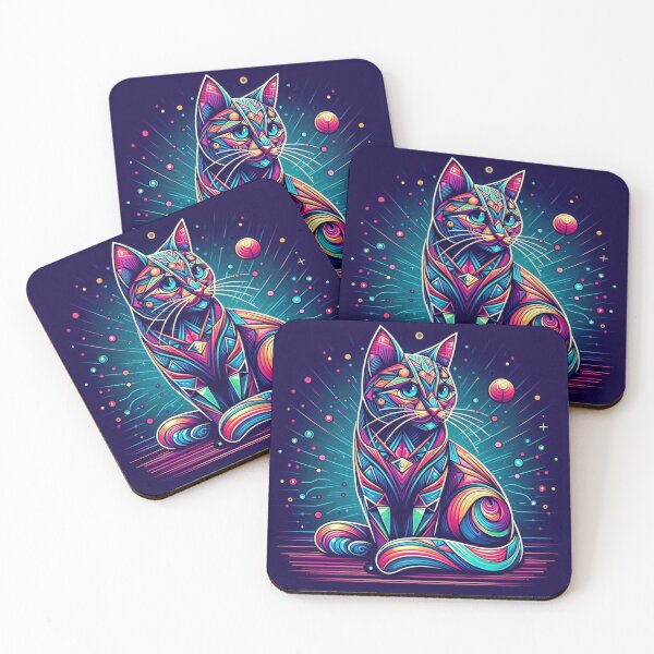 Item preview, Geometric cat  designed and sold by Dogandesighn.
