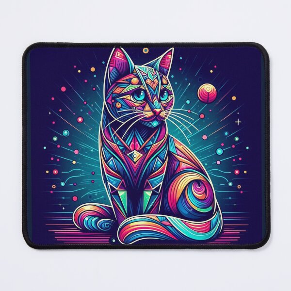 Item preview, Geometric cat designed and sold by Dogandesighn.