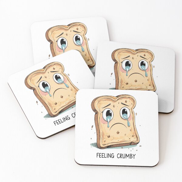 Item preview, Feeling Crumby – Sad Slice of Toast designed and sold by DevasLane.