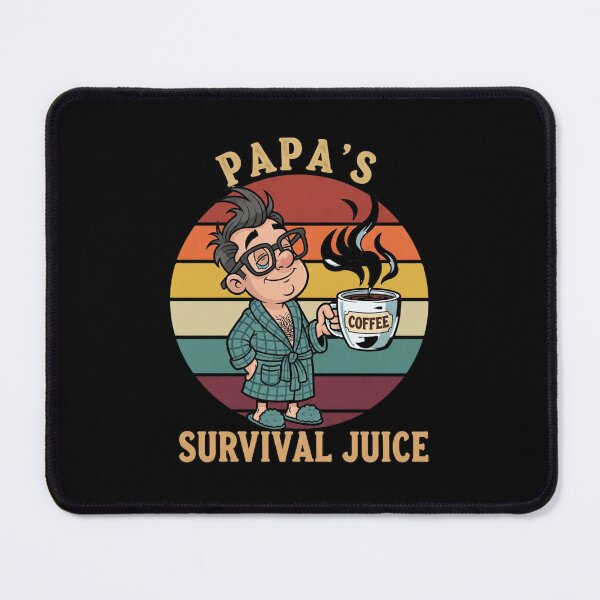 Item preview, Papa's Survival Juice Coffee Funny Dad Design designed and sold by Giggle Gear.