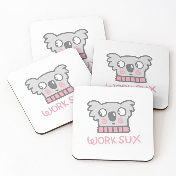 Item preview, Work Sux – Suspicious Koala designed and sold by jazzydevil.