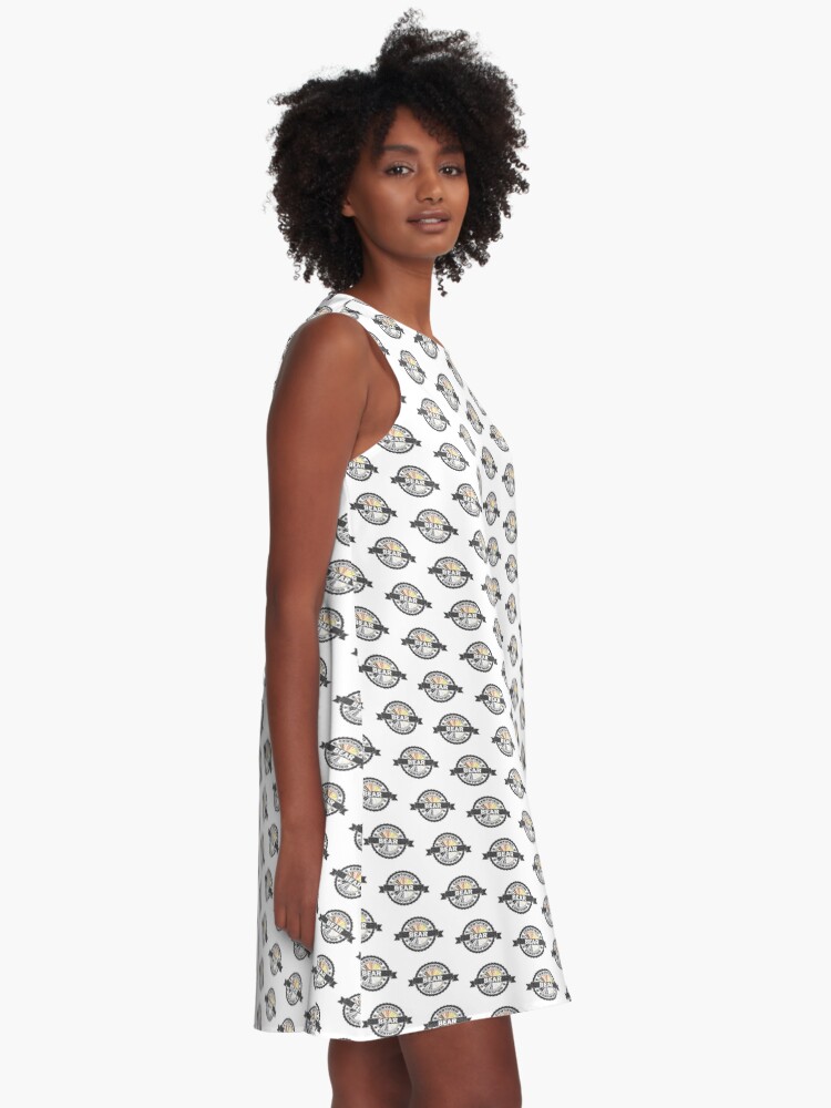 Alternate view of Certified Bear Stamp A-Line Dress