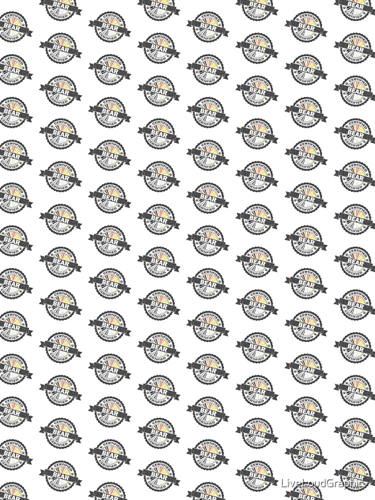 Certified Bear Stamp by LiveLoudGraphic